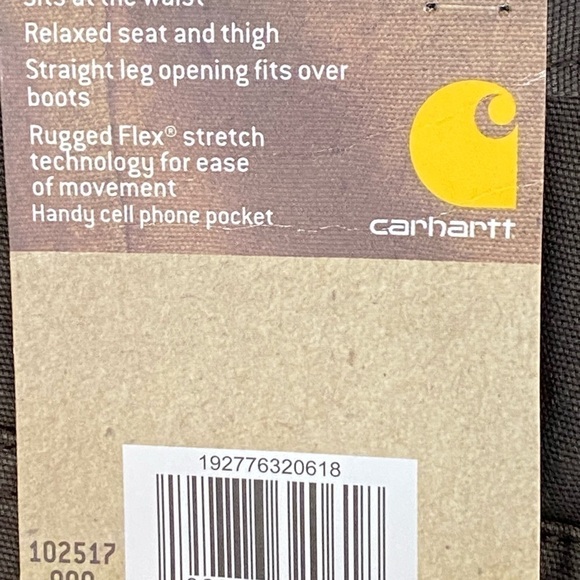 Carhartt Men's Rugged Flex Rigby 5-Pocket Pants Size 44 x 34 New green gray - Picture 7 of 9